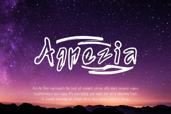 Agnezia: The Handwritten Font for Memorable Campaigns