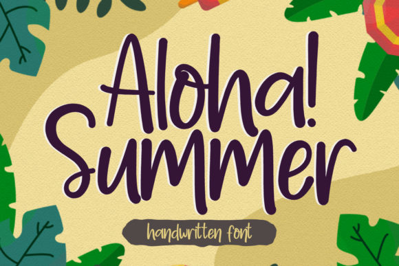 Aloha Summer: A Handwritten Font for Engaging Web Designs