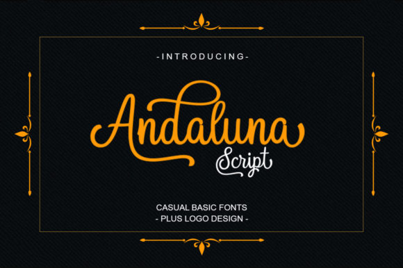 Andaluna: A Handwritten Font for Elegant Branding