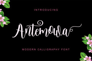 Antemowa: A Magical Handwritten Font for Elegant Web Design