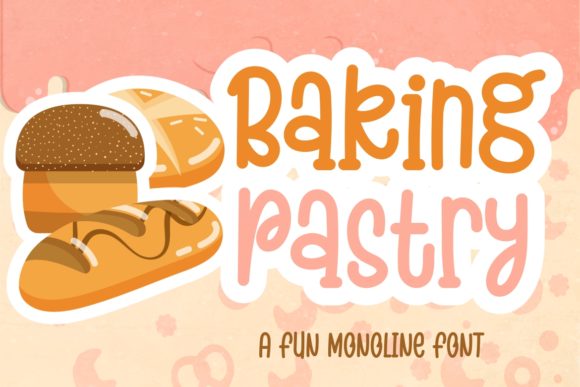 Baking Pastry: A Handwritten Font for Engaging Visuals