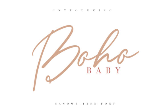 Boho Baby: A Versatile Script for Creative Projects
