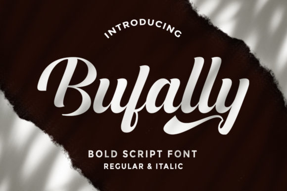 Bufally: The Versatile Script Font for Engaging Brand Content