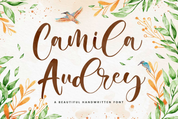 Camila Audrey: A Premium Script Font for Stunning Visuals