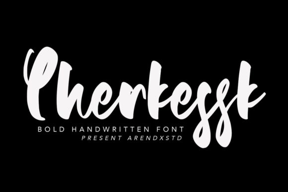 Cherkessk: A Bold Handwritten Font for Stylish Branding