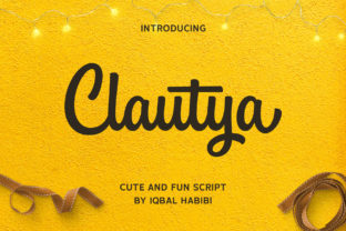 Clautya: A Handwritten Font for Modern Web Design