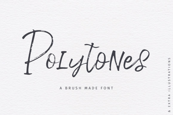Discover Polytones: A Timeless Handwritten Font for Elegant Branding