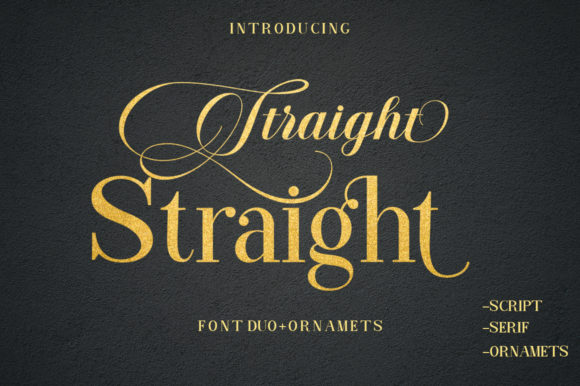 Discover Straight: A Font Duo for Elegant Editorial Design