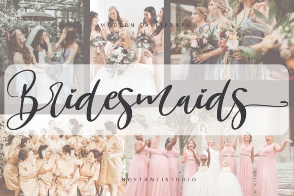 Enhance Your Brand with Bridesmaids: A Modern Handwritten Font
