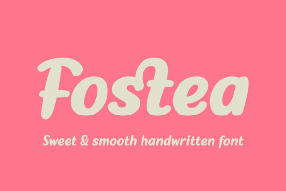 Enhance Your Brand with Fostea: A Beautiful Script Font