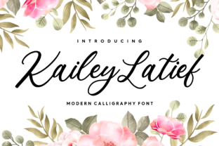 Enhance Your Brand with Kailey Latief: A Charming Handwritten Font