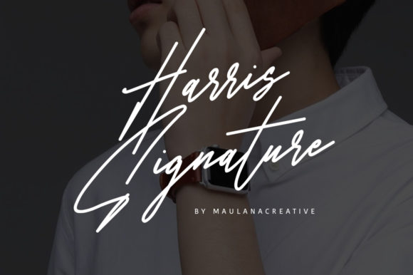 Enhance Your Campaign with Harris Signature Font