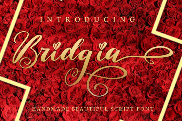 Enhancing Web Design with Bridgia: A Handwritten Font
