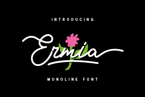Ermia: A Handwritten Font for Elegant Editorial Design