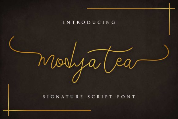 Exploring Modya Tea: A Versatile Handwritten Font for Branding