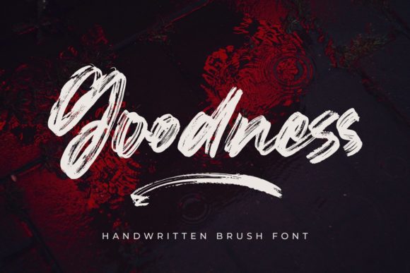 Goodness: A Bold and Quirky Handwritten Font for Web Design