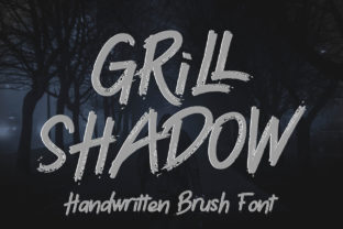 Grill Shadow: A Creepy Yet Charming Handwritten Font for Web Design