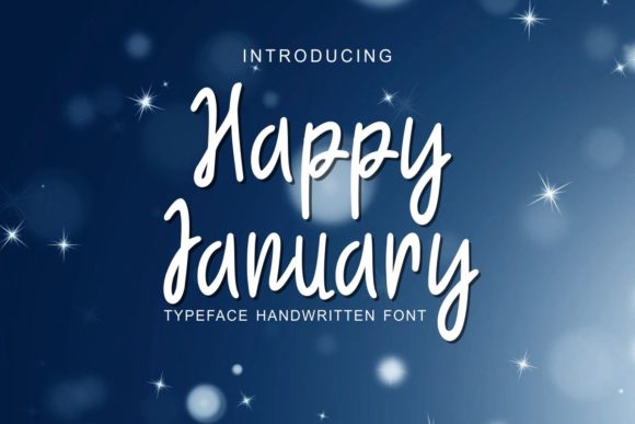 Happy January: A Fun Handwritten Font for Creative Marketers