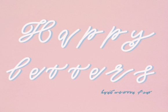 Happy Letters: A Versatile Handwritten Font for Creative Branding