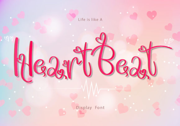 Heart Beat: A Dreamy Handwritten Font for Crafters