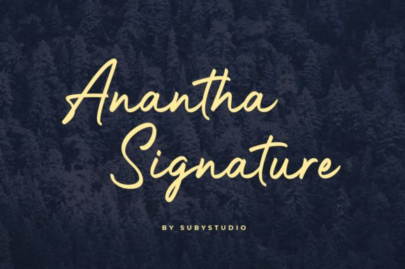 Introducing Anantha Signature: A Versatile Font for Editorial Design