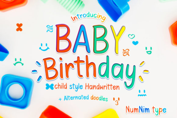 Introducing Baby Birthday: A Charming Font for Editorial Design