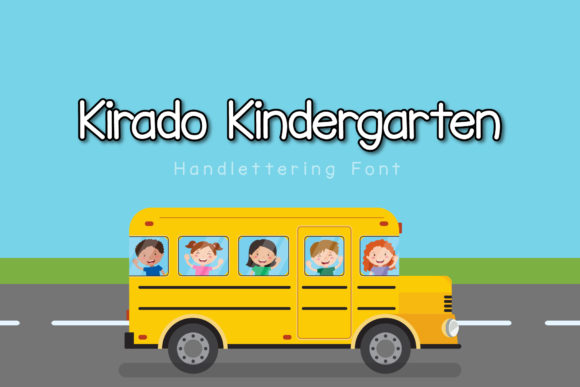 Kirado Kindergarten: A Charming Handwritten Font for Web Design