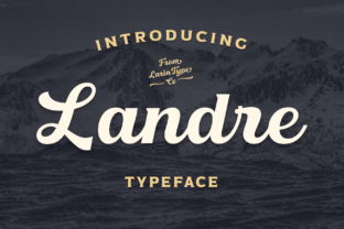 Landre: A Versatile Handwritten Font for Modern and Vintage Designs