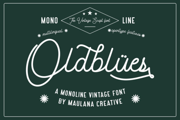 Oldblues: A Versatile Duo Font for Creative Campaigns