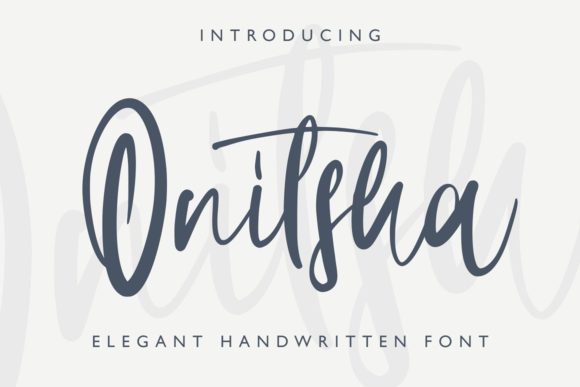 Onitsha: A Handwritten Font for Stunning Visuals