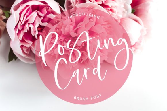Posting Card: A Joyful Handwritten Font for Web Design