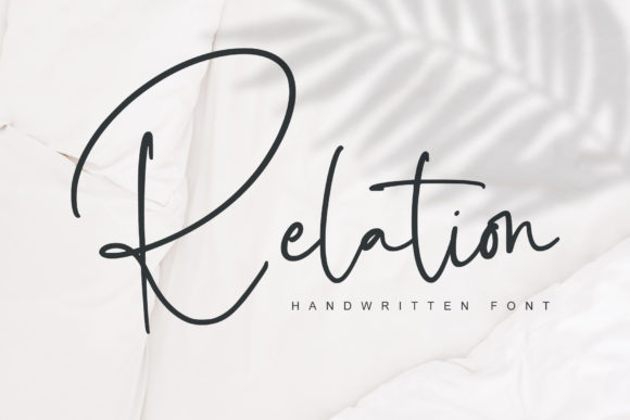 Relation: A Thin and Casual Handwritten Font for Creative Projects