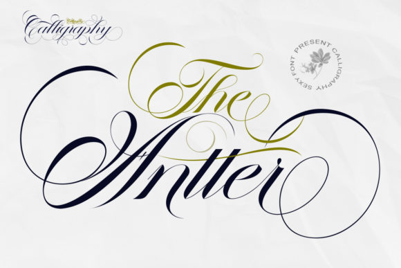 The Antter: A Calligraphy Script Font for Elegant Web Design