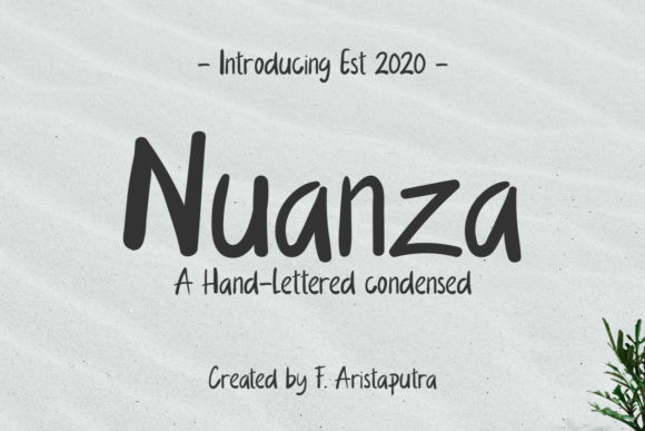Transform Your Brand with Nuanza: A Versatile Handwritten Font