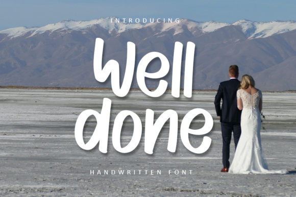 Well Done: A Handwritten Font for Polished Branding