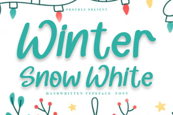 Winter Snow White: A Delicate Handwritten Font for Web Design